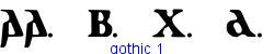 gothic 1    8K (2004-07-31)