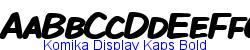 Komika Display Kaps Bold - Bold weight  529K (2003-01-22)
