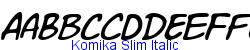 Komika Slim Italic  421K (2003-01-22)