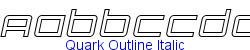 Quark Outline Italic   53K (2003-06-15)